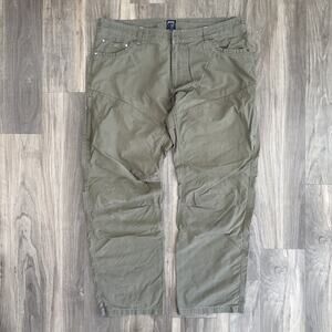 Kuhl Revolvr Rogue Pants Men's Size 38x32 Green Stretch Tapered Outdoor